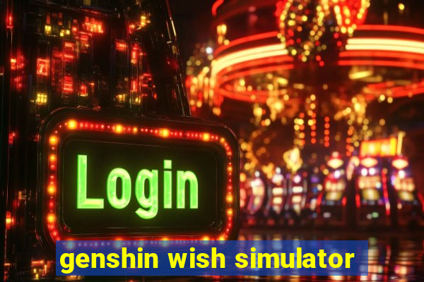 genshin wish simulator